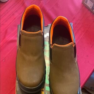 Knox slip on steel toed shoes